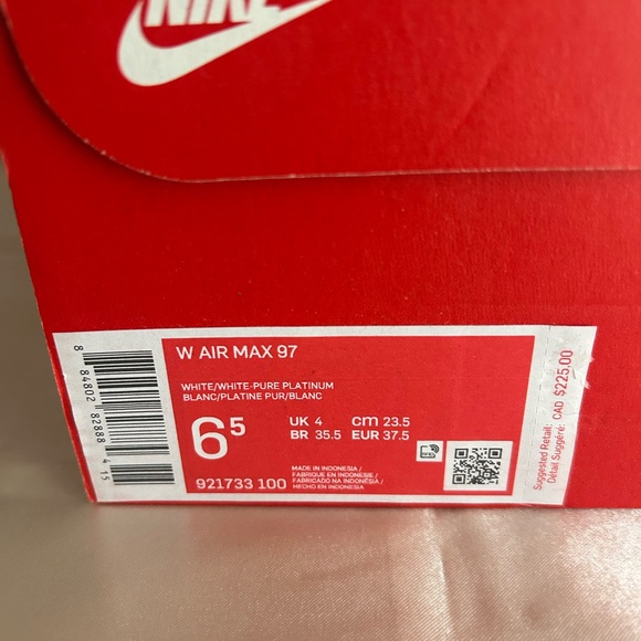 Nike Air Max 97 Women Brand New Size Us6.5/Eu37.5 - Picture 10 of 10